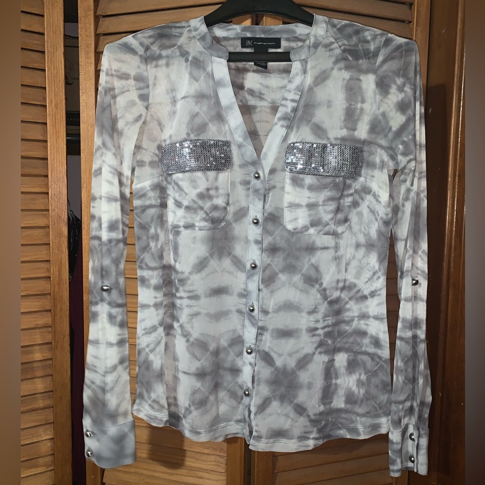 INC tie dye style top.